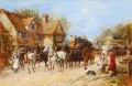 Changing the Horses Heywood Hardy hunting